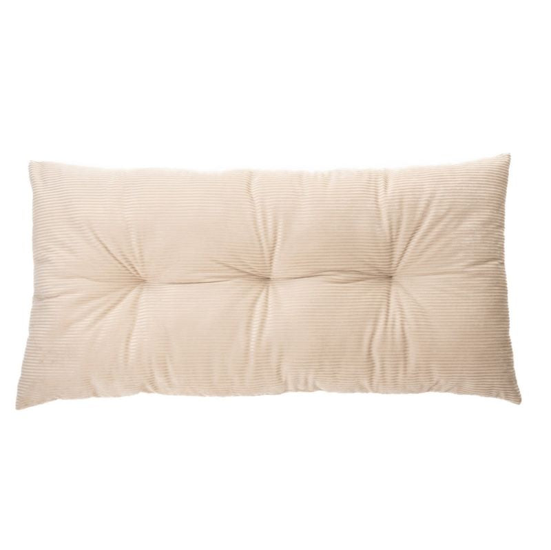 Long corduroy cushion – Natural