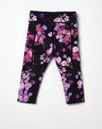 Floral sports capri leggings - MID