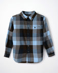 Checked long sleeved shirt