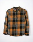 Checked long sleeved shirt