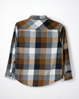 Checked long sleeved shirt