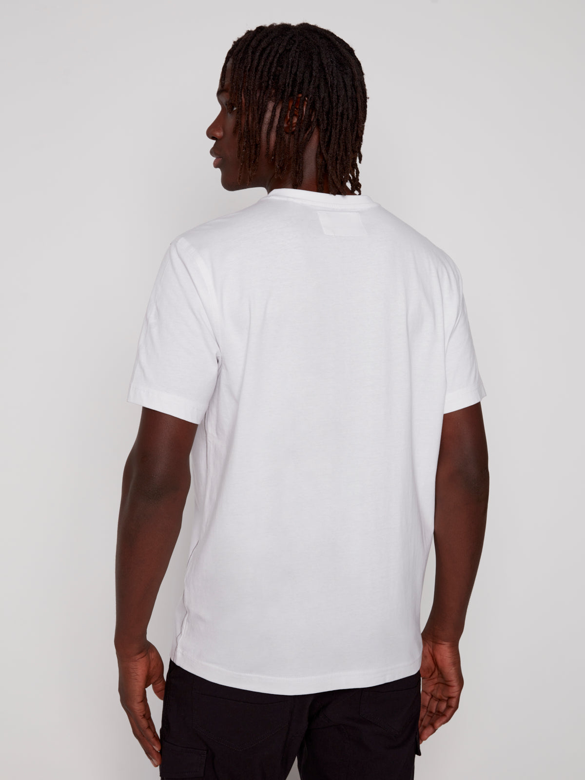 Henley collar t-shirt with pocket - Projek Raw