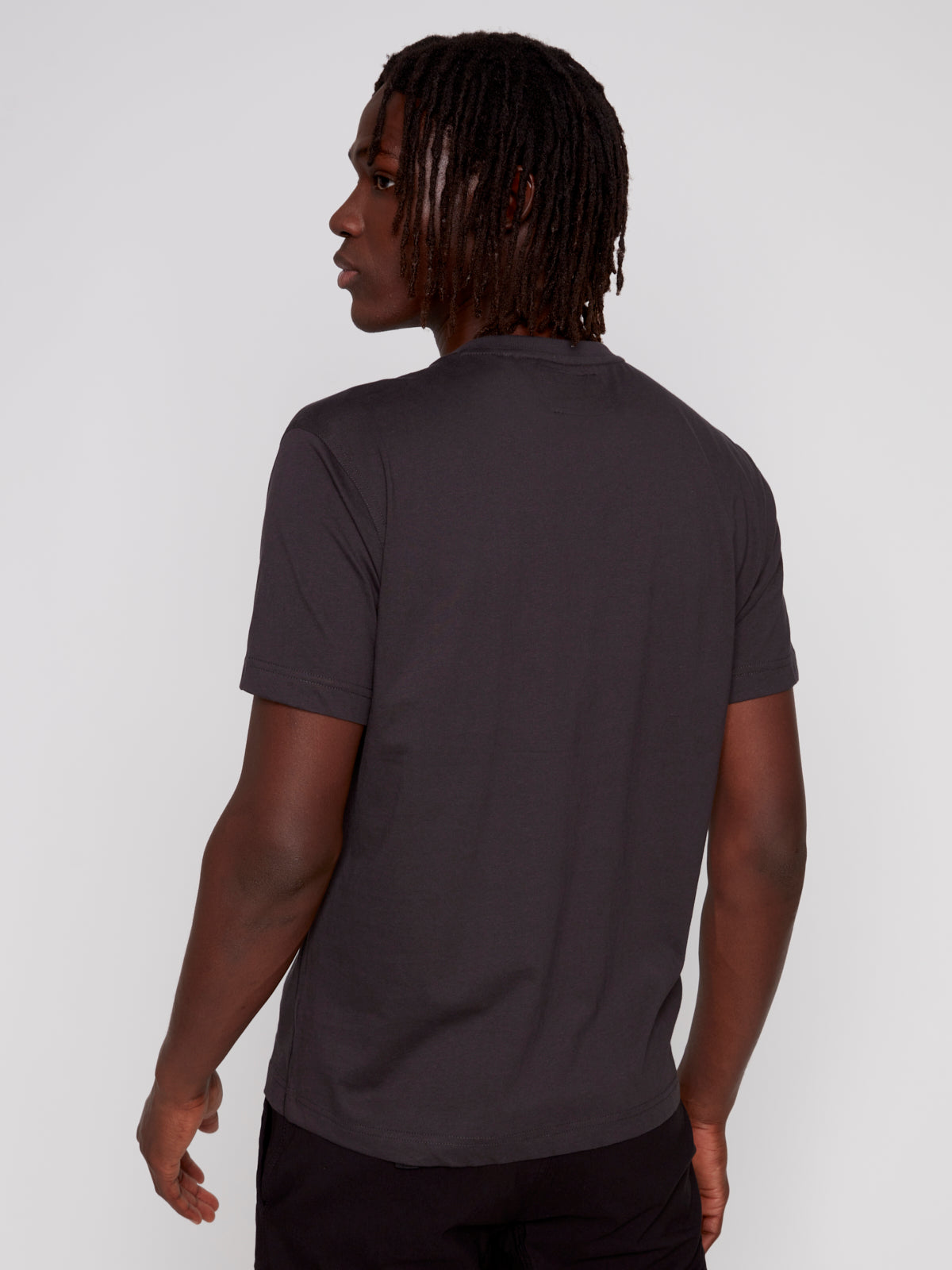 Henley collar t-shirt with pocket - Projek Raw