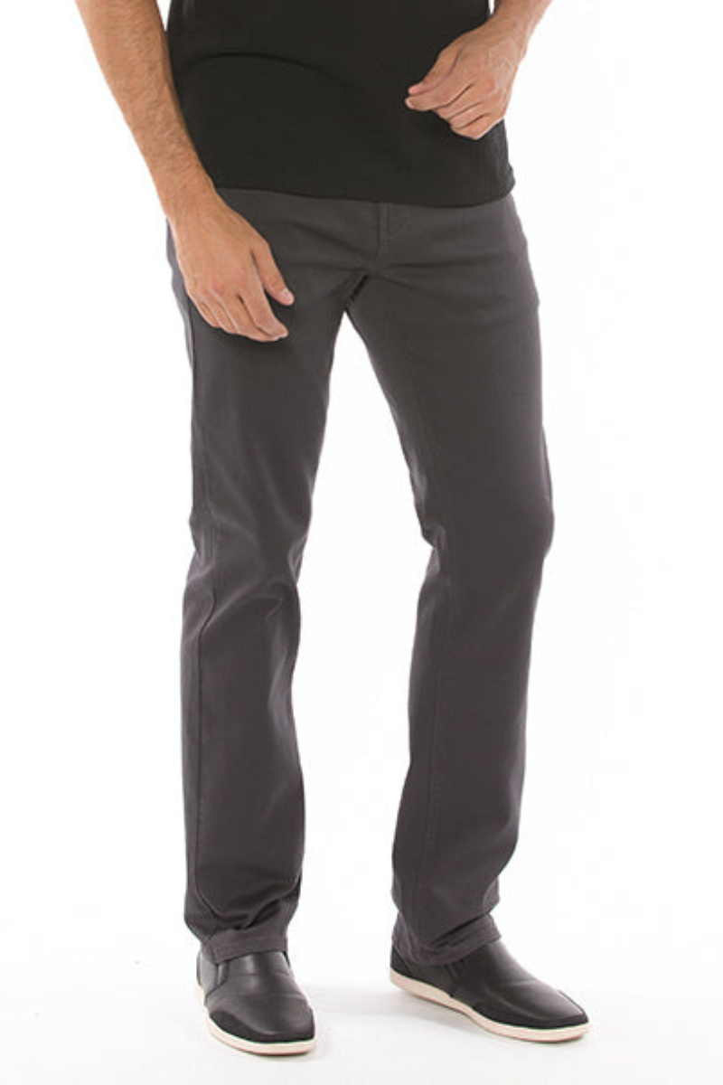 Pantalon extensible à 5 poches charcoal - LOIS