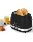 2-slice black toaster - Starfrit