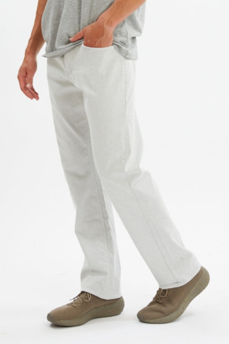 Two-tone stretch pants - Point Zéro