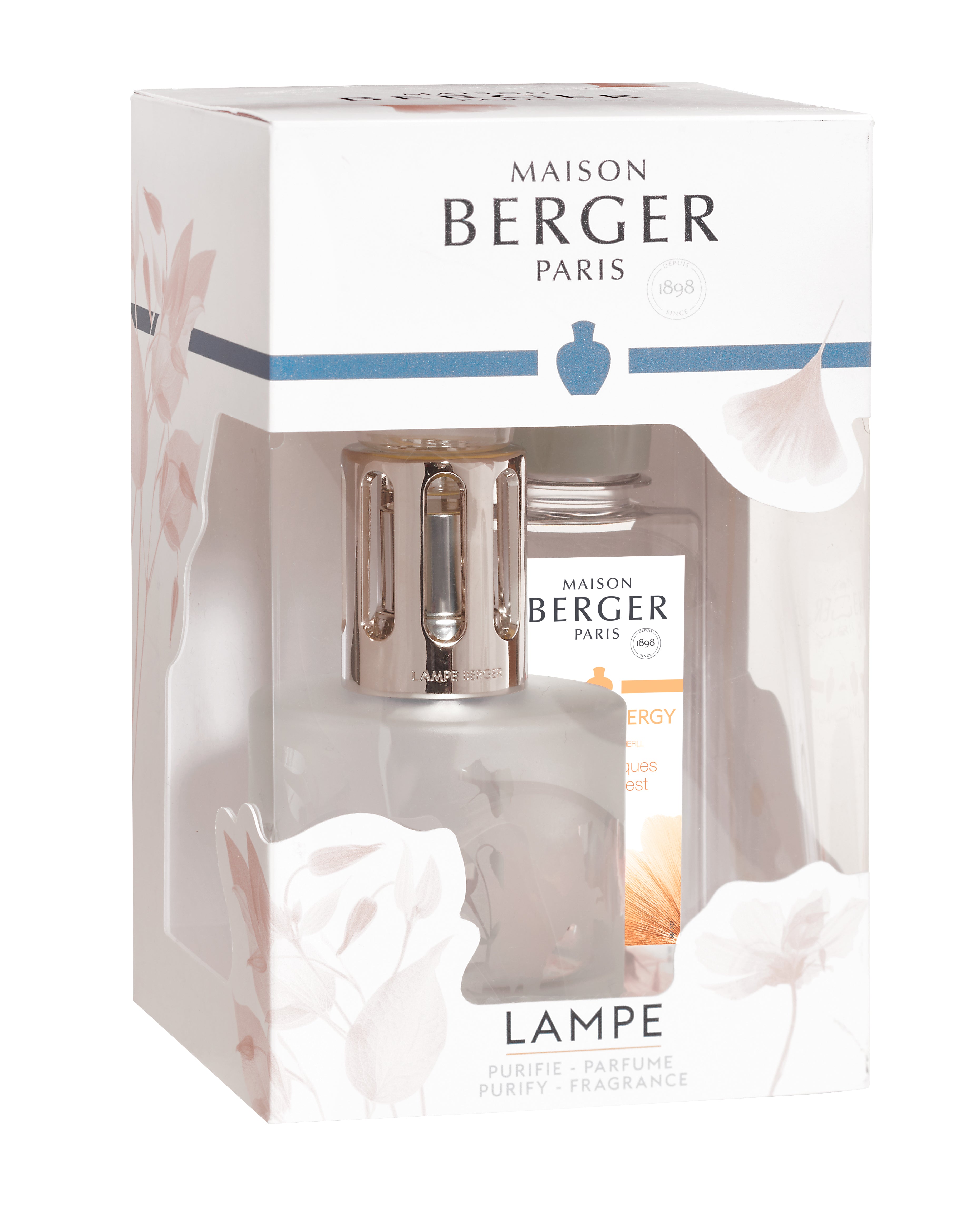 Coffret lampe berger aroma avec recharge zestes toniques