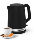 1.7L black electric kettle - Starfrit