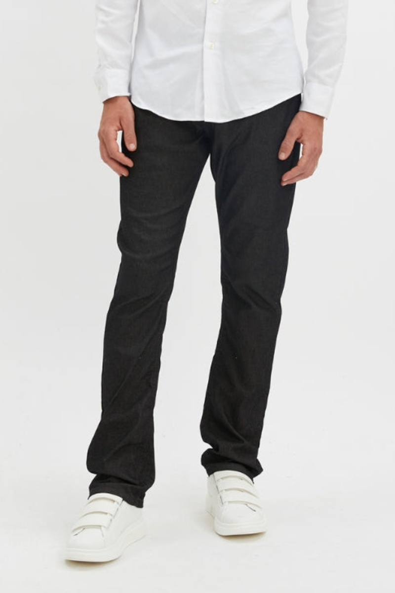 Two-tone stretch pants - Point Zéro