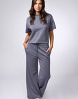 Pull-on wide leg pants - Cloth by design