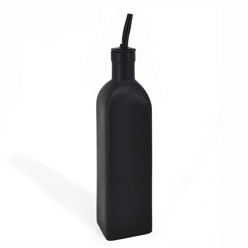 475 ml black bottle for oil and vinegar