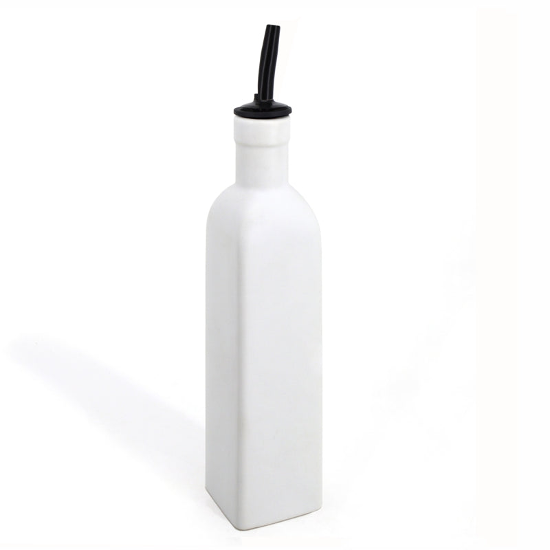 475 ml white bottle for oil and vinegar