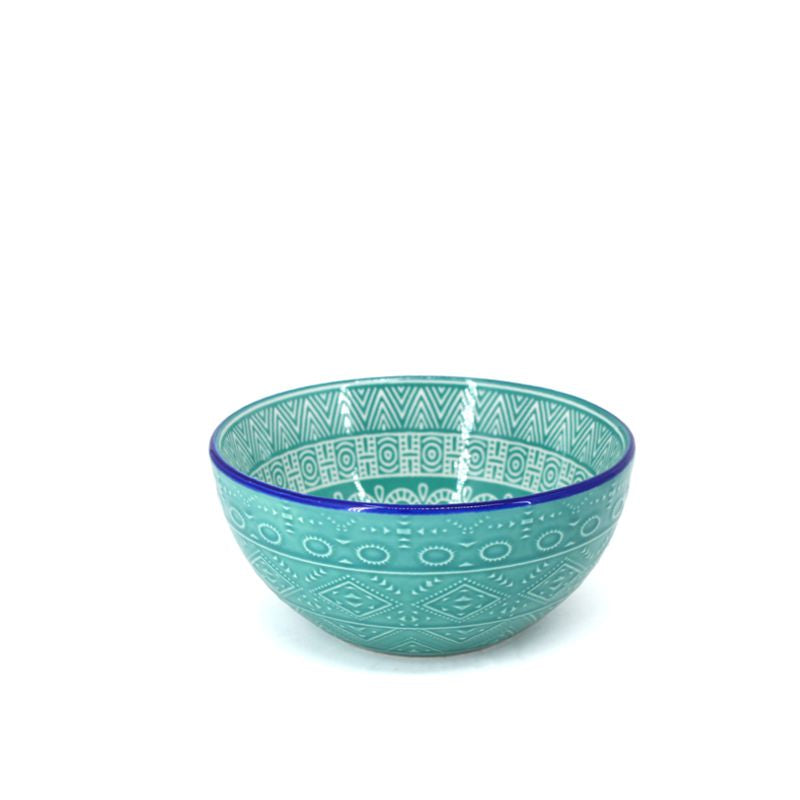 12-centimeter teal dipping bowl