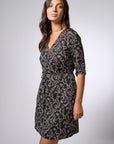 Printed V-Neck Dress - Guilty