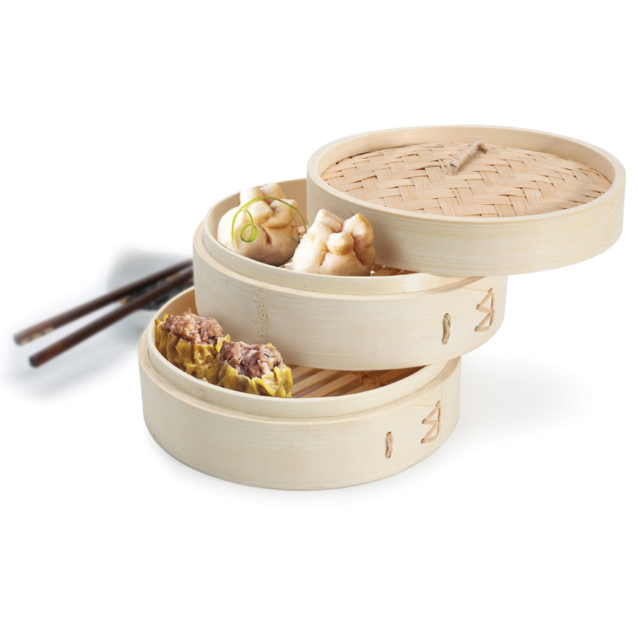 Two Tier Bamboo Steamer