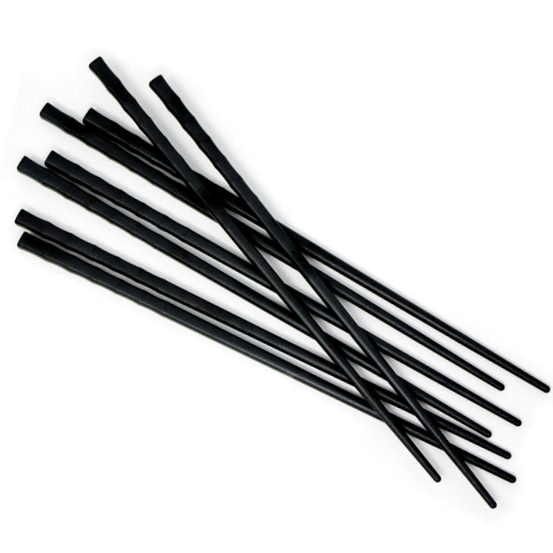 Set of 4 black chopsticks