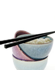 Set of 4 black chopsticks