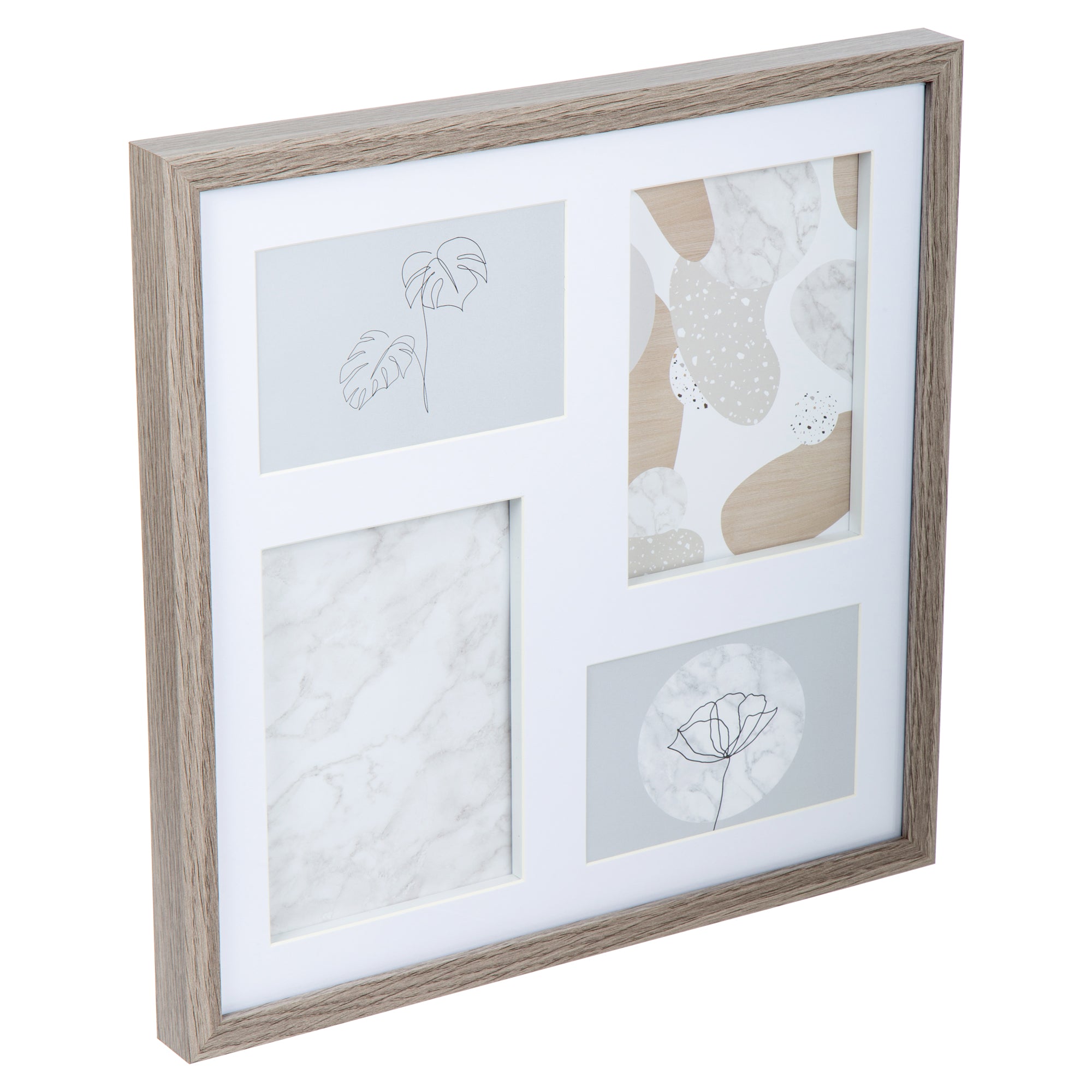 4 wall photo frame - Gray