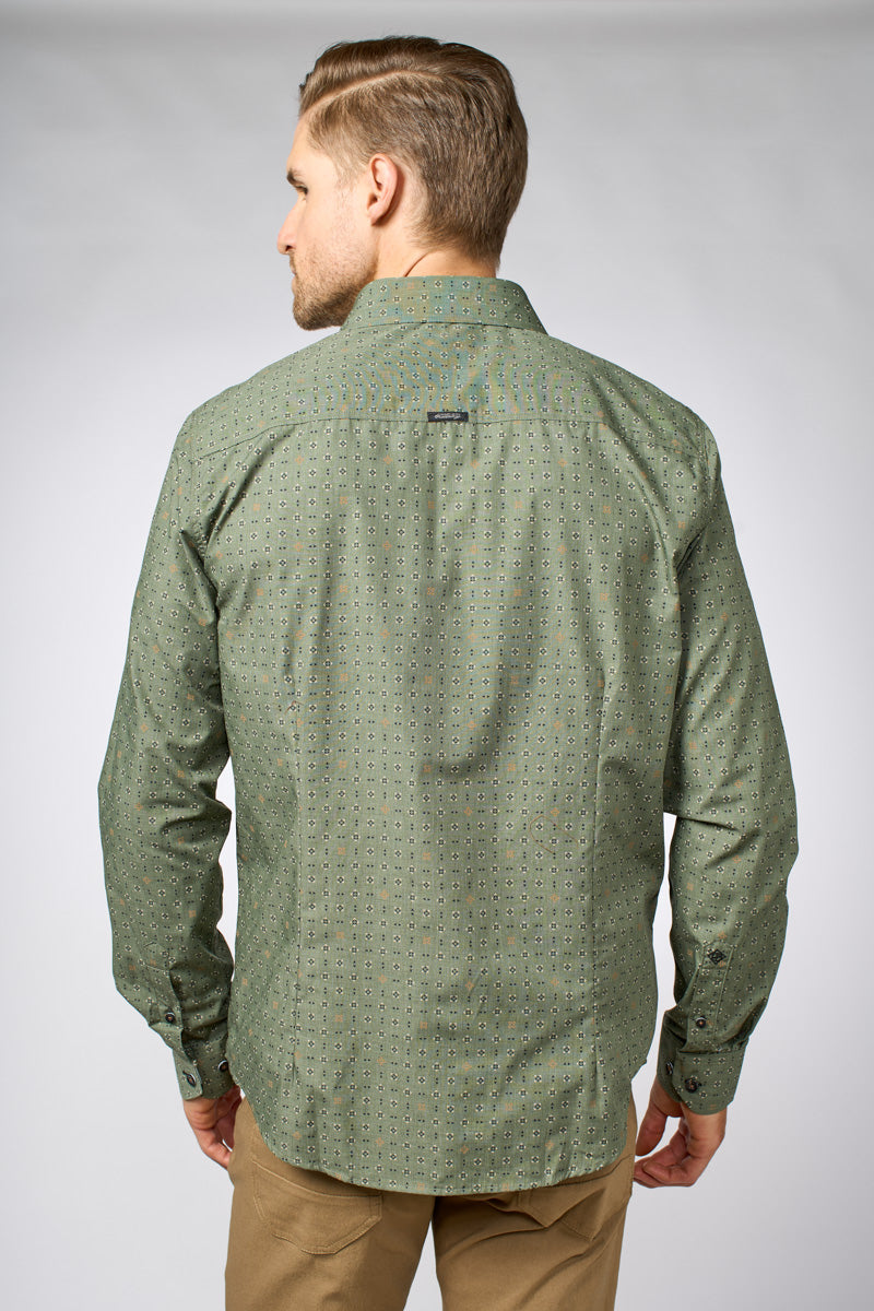 Chemise habillée à petit motifs - Point Zero