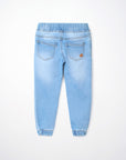 Jogger en denim extensible