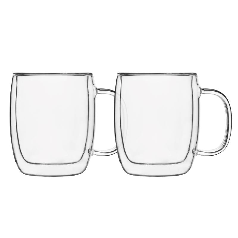 Tasse en verre double paroi cappuccino