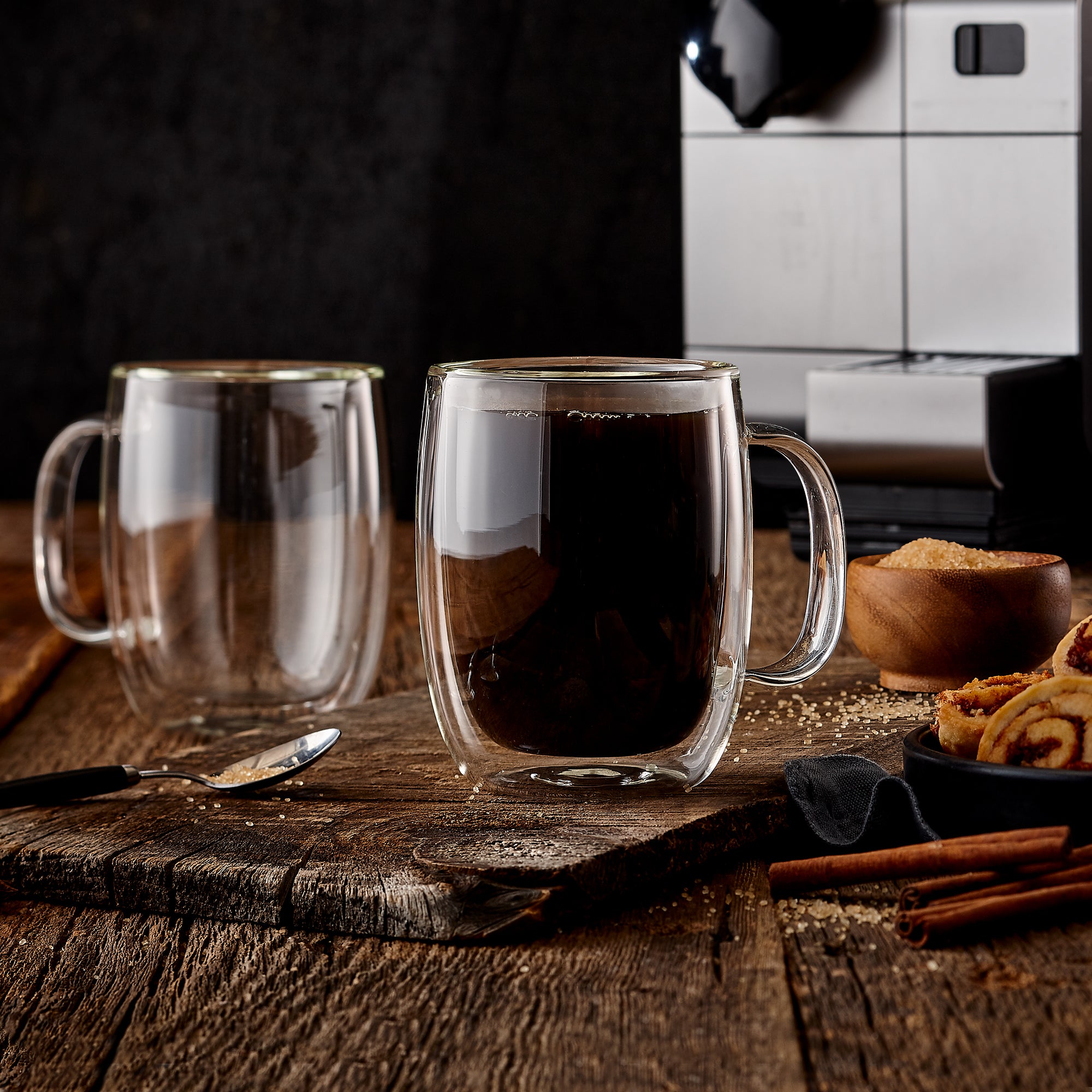 Tasse en verre double paroi americano