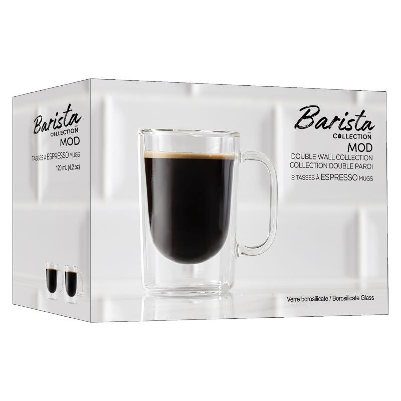 Tasse en verre double paroi espresso - Collection Mod