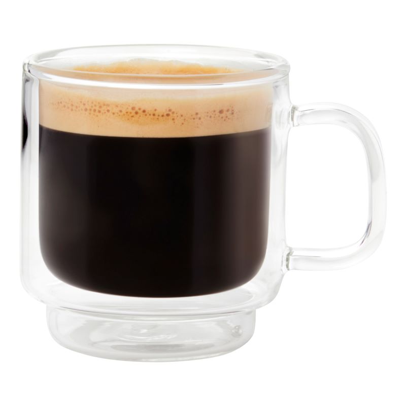 Tasse en verre double paroi espresso - Collection Stack