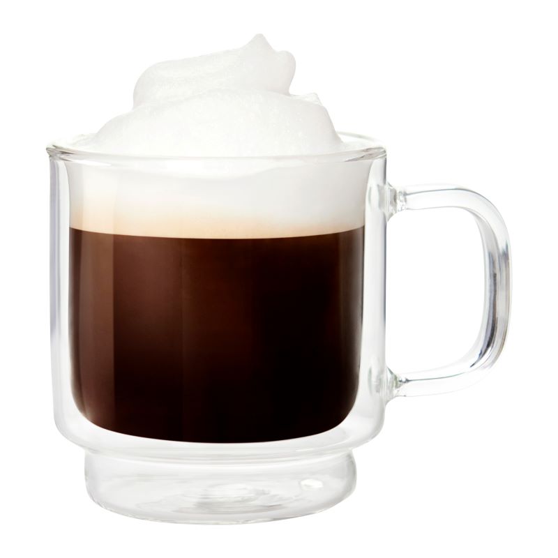 Tasse en verre double paroi cappuccino - Collection Stack