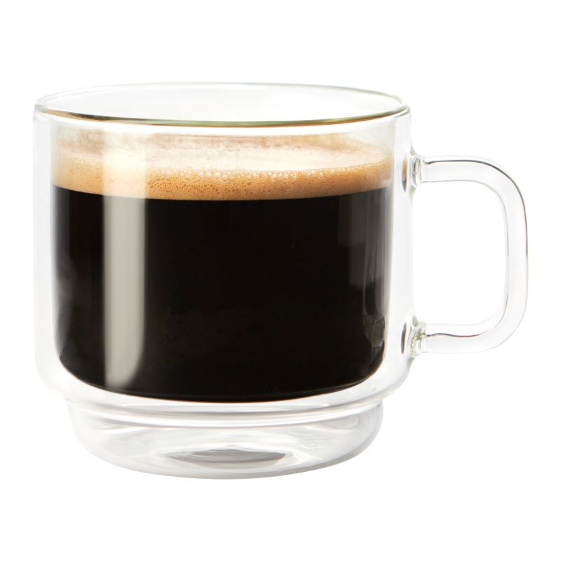 Americano double wall glass mug - Stack Collection