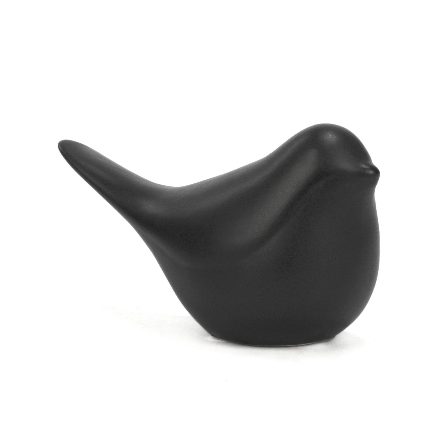 Bibelot oiseau - noir 10 x 5 x 5 cm