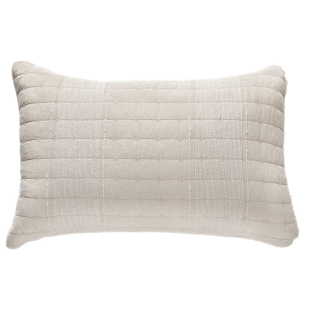 Natural Moss queen pillow cover - Brunelli