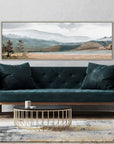 Picture Frame - Teal Lake 51 x 152 cm