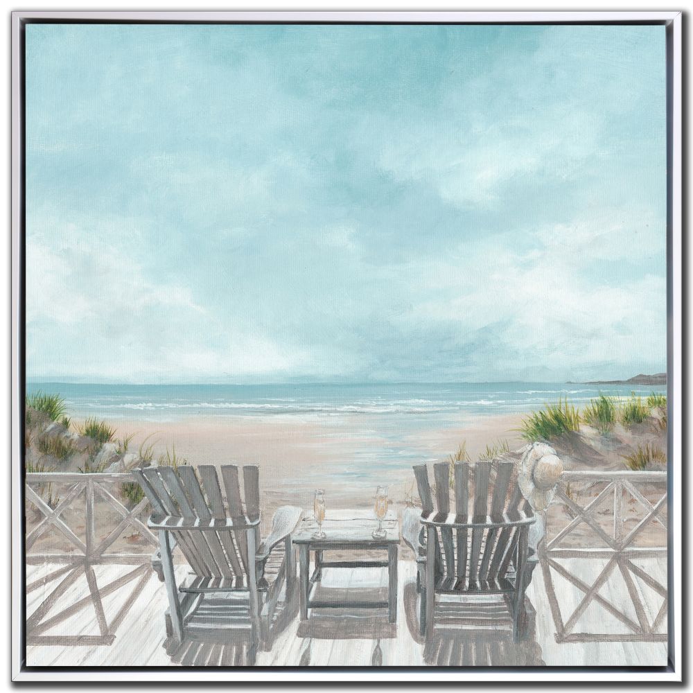 Cadre Image - Moment à la plage 61 X 61 CM