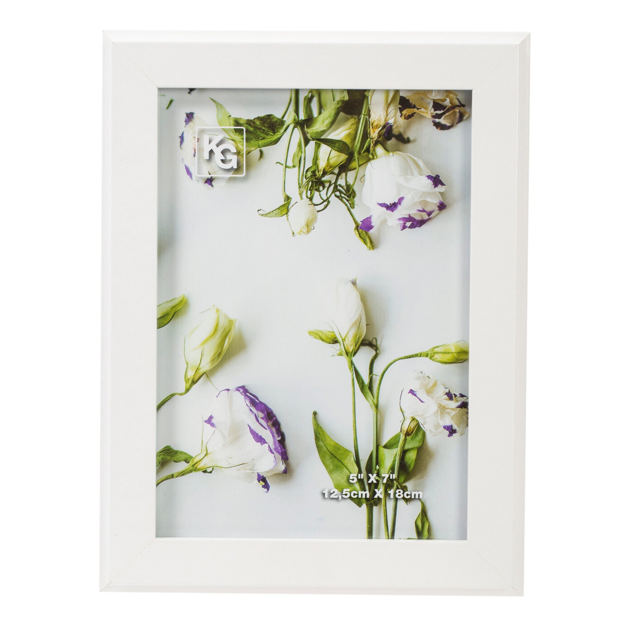 Photo frame 13 x 18 cm - White