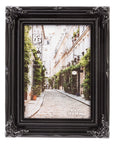 Baroque photo frame 13 x 18 cm - Black