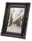 Baroque photo frame 13 x 18 cm - Black