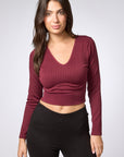 Long Sleeve V-Neck Sweater