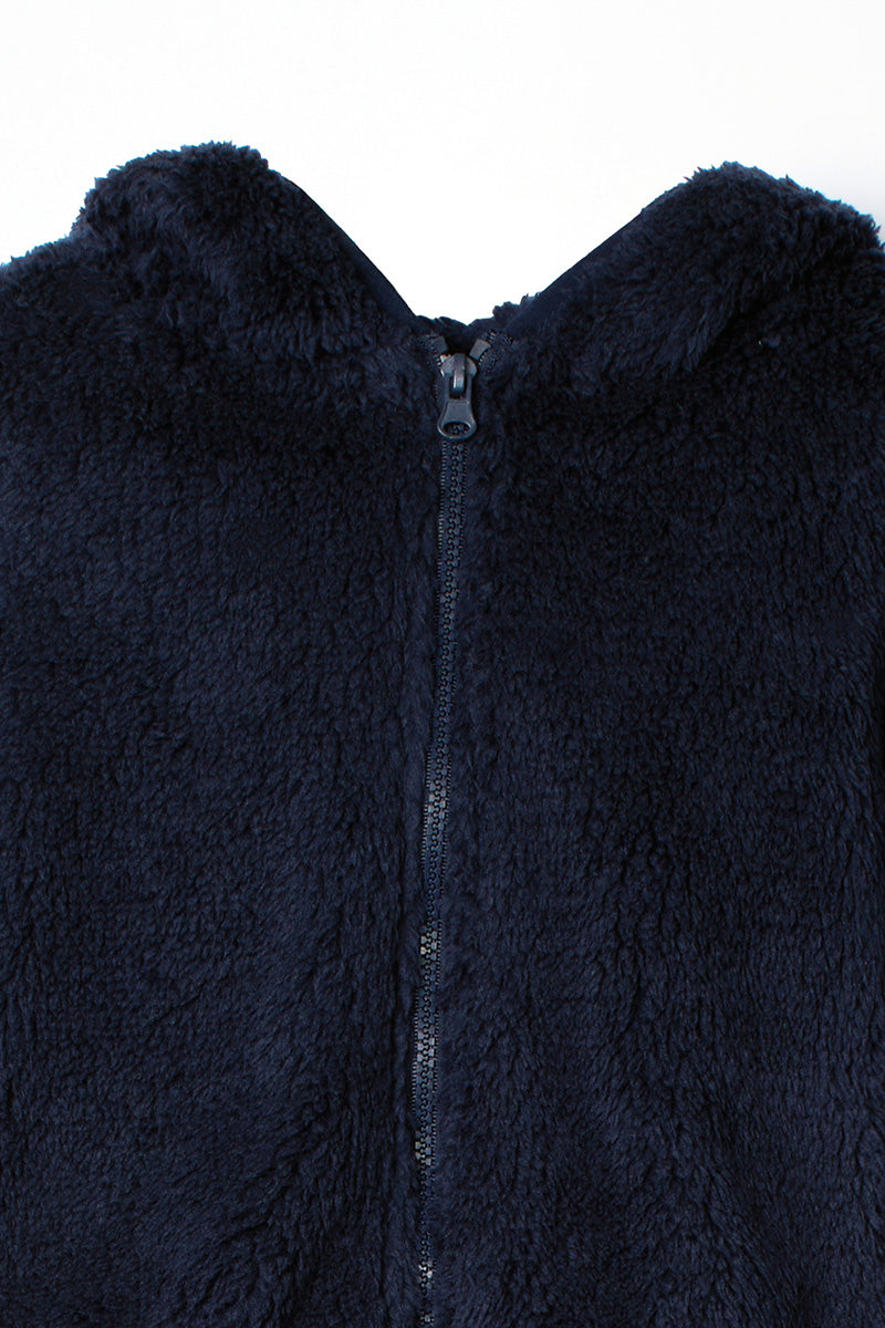 Sherpa hooded cardigan