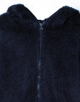 Sherpa hooded cardigan