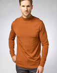 Plain high-neck long-sleeved t-shirt - CUBE