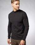 Plain high-neck long-sleeved t-shirt - CUBE