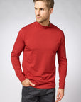 Plain high-neck long-sleeved t-shirt - CUBE