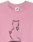 T-shirt à imprimé de chat