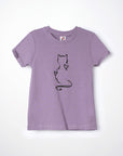 Cat print t-shirt