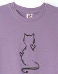 T-shirt à imprimé de chat