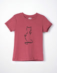 Cat print t-shirt