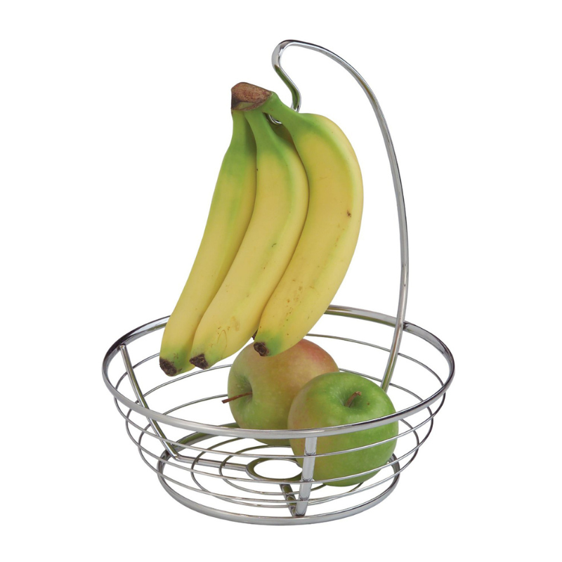 Chrome fruit basket