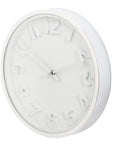 Horloge murale 29 cm fond blanc - Blanc