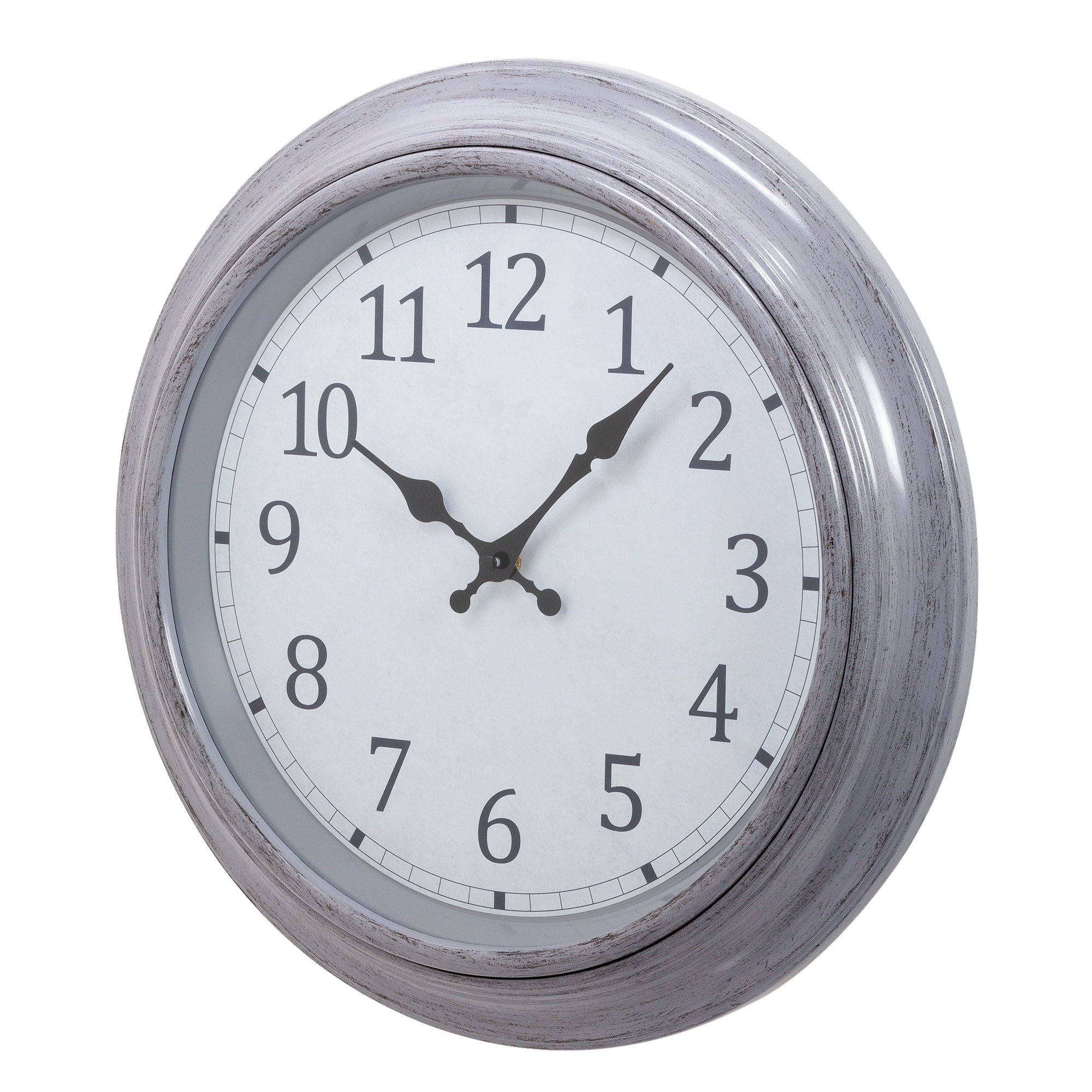 Horloge murale 40 cm - Gris vieilli